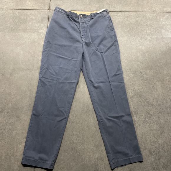 Vintage Polo Ralph Lauren Pants W40 L36 Blue Made in USA - Picture 1 of 6